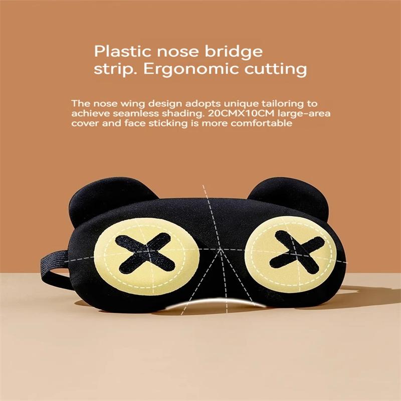 Niedliche Augenmaske Schlaf Beruhigend Augenmüdigkeit Warme Kompresse Tragen Bequem Kinder Und Studenten Augenmasken