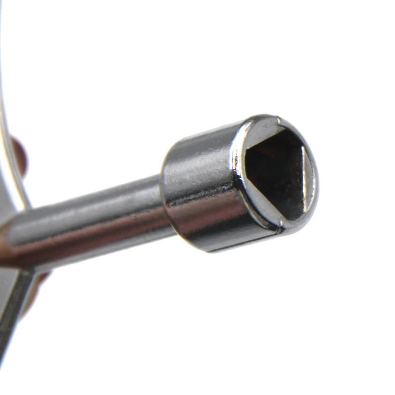 Clé en triangle intérieure multifonctionnelle pour ascenseur, compteur d'eau, armoire de commande électrique, compteur, vanne, outils ménagers