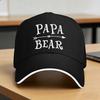 Fathers Day Papa Bear Periodic Table Sun Baseball Cap Summer UnisexTeens  Print Trucker Hat Tennis Skate Baseball Caps