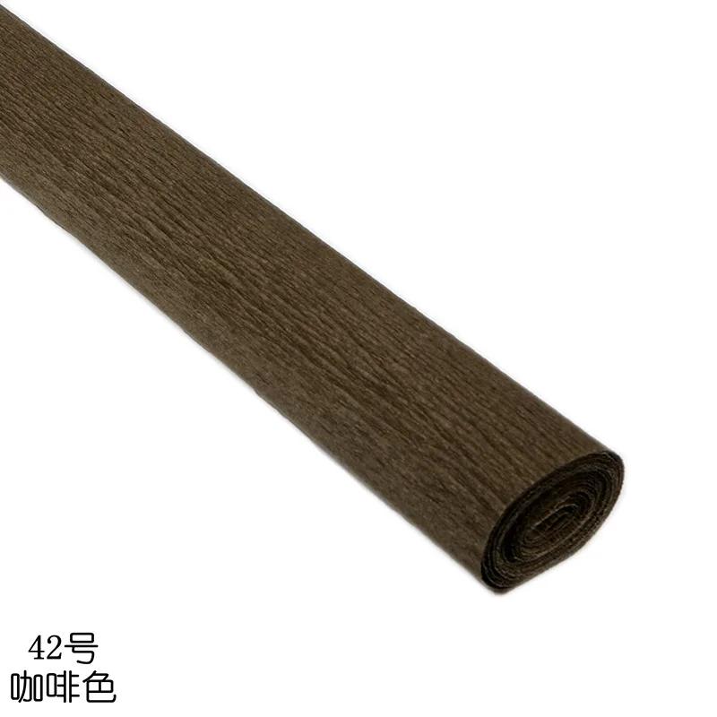 Colorful Handmade Crepe Paper DIY Material Rose Telescopic Curling Paper for Home Student Party Decoration