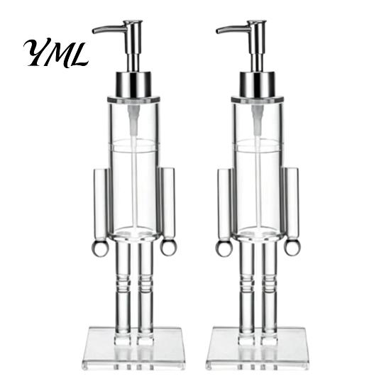 Modern Bathroom Accessories for Christmas Theme Hand Soap Dispenser, Nutcracker/Santa/Snowman/Cookie Man/Christmas Tree Shape, 55 Ounce Santa
