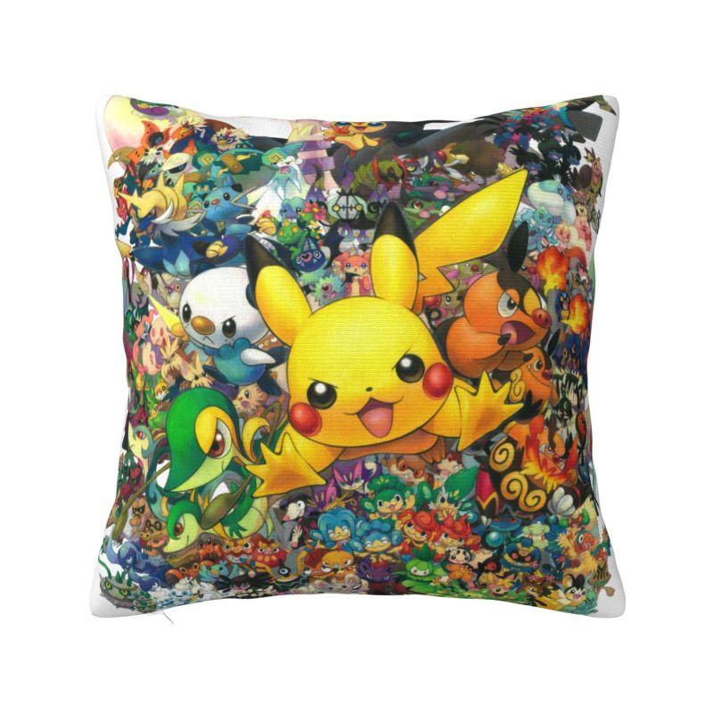 

Пользовательский Современный Покемоны Пикачу Наволочка 40*40 см Полиэстер Наволочка для диванной подушки Домашний декор Наволочка для дивана и кресла 30x30cm 12x12in