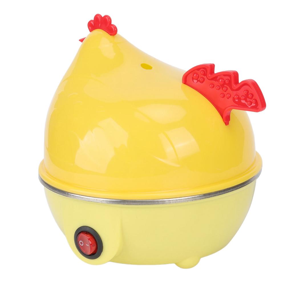 Electric Egg Cooker Multifunction Chicken Shape Rapid Egg Boiler 7 Egg Capacity Automatic Shut Off