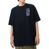 Li Ning T Shirts Unisex Black Crew Neck Moderate Straight Fit AHST071-1