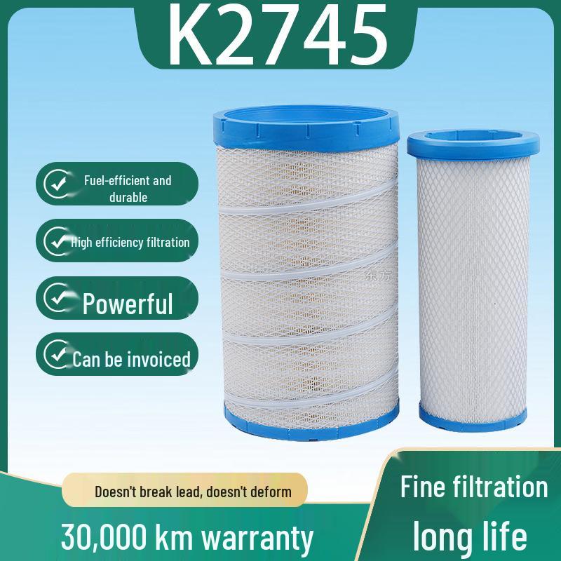 

K2745PU Воздушный фильтр для Foton New Auman, Dongfeng 153 Tianlong, Shaanxi Automobile Xunde X9, X3 Модели