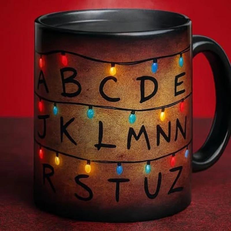 Color Changing Ceramic Mug Thermosensitive Color Changing Ceramic Cup Magics Coffee Mugs Heat Sensitive Unique Design Cup