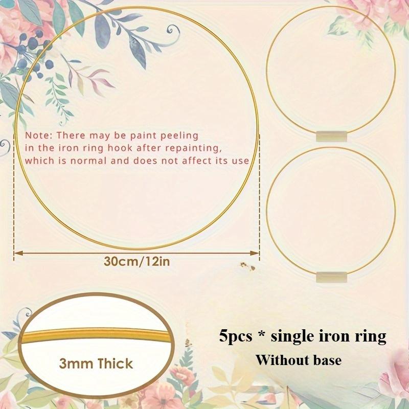 

Ring Decoration | Wedding Props, Centerpiece of Dining Table, Can DIY Your Favorite Flowers on It, Party and Wedding Decorations