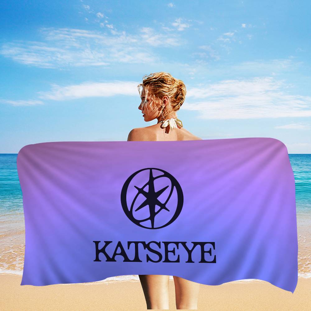 Kpop Band K-Katseyes Microfiber Blanket Quick Drying Beach Towels Oversized Printing Super Absorbent Pool Towel Blanket