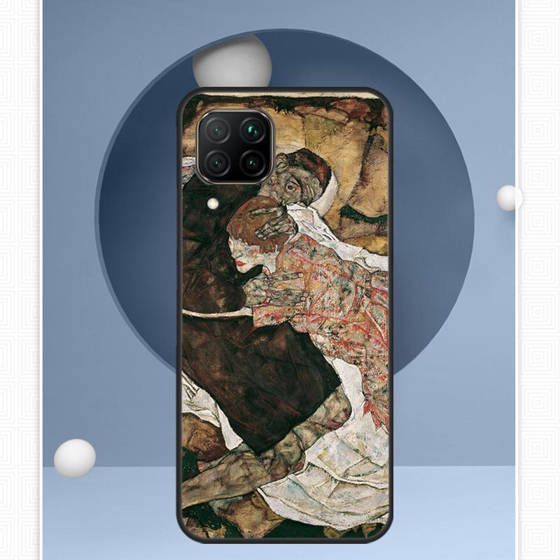 Egon Schiele For Huawei Nova 12i 12s 11i 8i Y91 Y60 Y70 Y72 Y90 Y61 9 10 SE P20 P40 Lite P30 P60 Pro Case