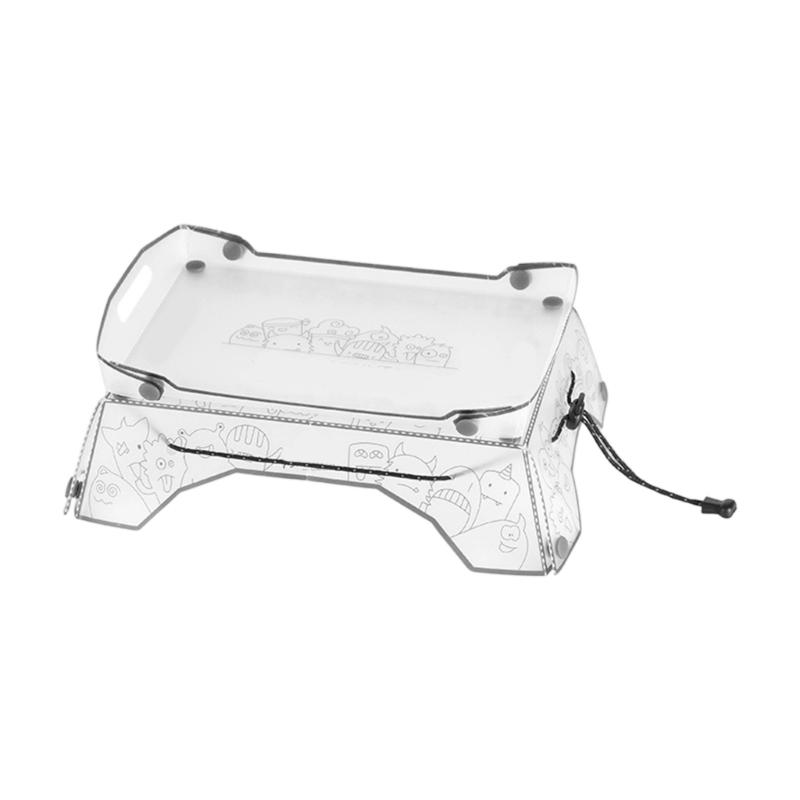 Compacts Foldable Camping Tray Table Small Backpacking Table Portable Picnics Tray for Outdoor Cooking Hiking Backpacking
