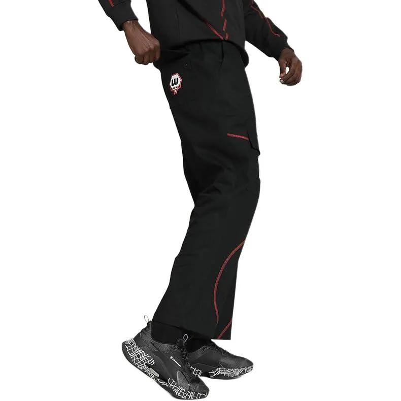 Puma Bmw Motorsports Garage logo-patch trousers (Unisex) Casual Pants 621028 01