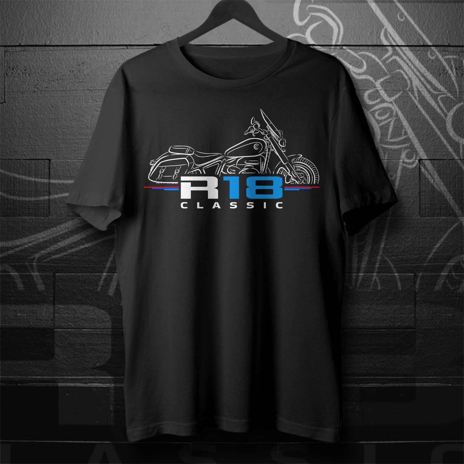 Black men s and women s T-shirt BMW R 18 Classic XL