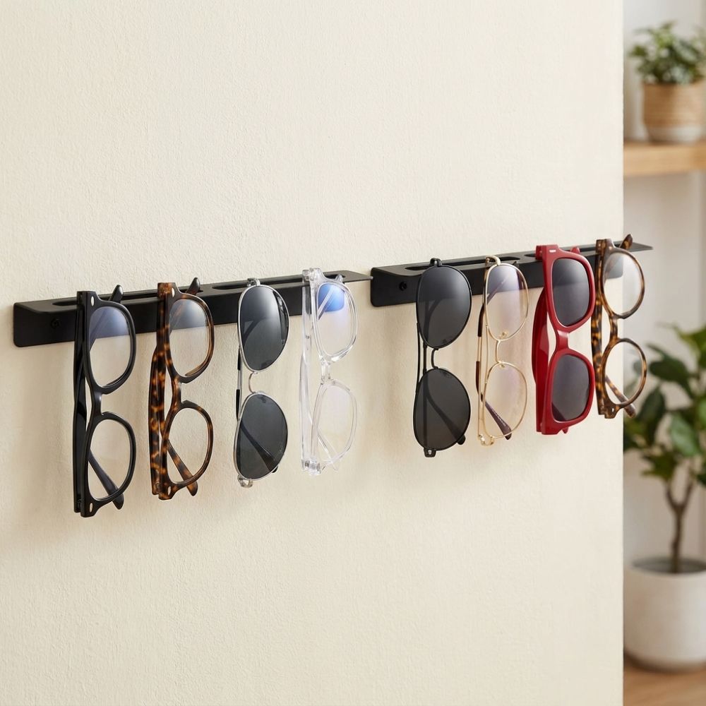 Heavy Duty Eyeglasses Storage Rack Metal Sunglasses Display Stand Home Entry