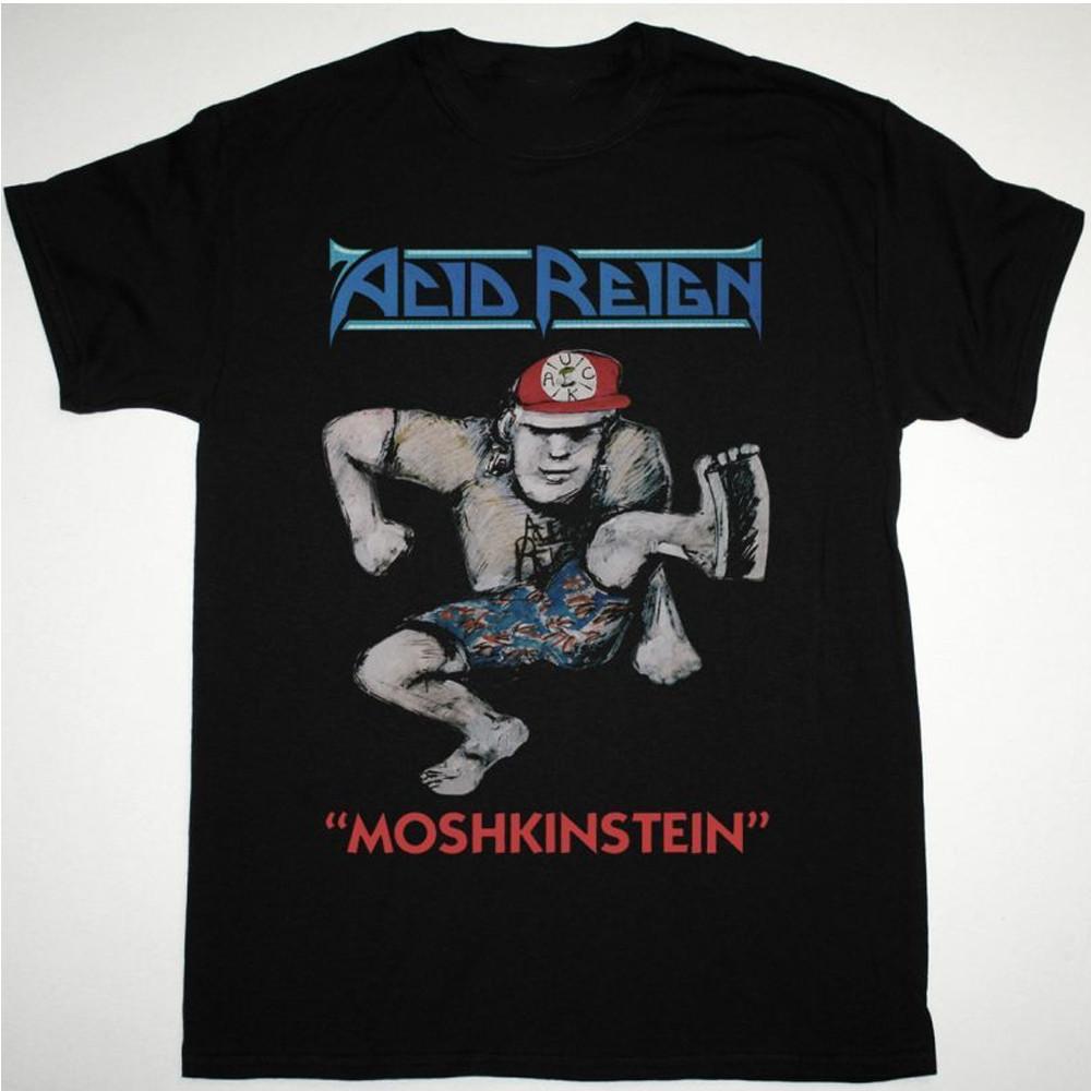 Коллекция ACID REIGN MOSHKINSTEIN 1988 Черный Размер S-5XL Футболка AM577 Унисекс Футболка XXXXL