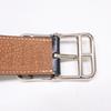 HERMES Cape Cod 32 SVHardware A-stamp Box Calf/Veau Togo Reversible belt 95 Noir / GoldUsed