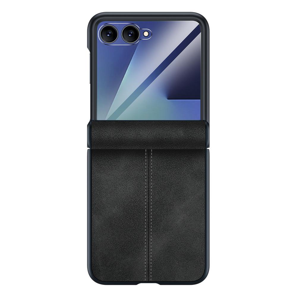 Applicable To Samsung ZFlip1 Mobile Phone Case Center Axis Hinge Case Film Integrated Flip1 Ultra-thin All-inclusive Anti-drop  Case