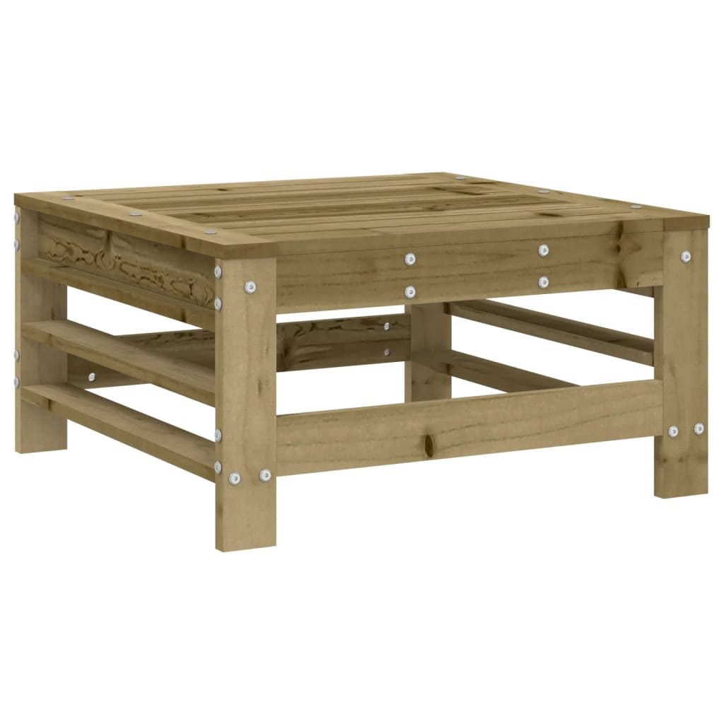 Garden Stool with Cushion Pressure Treated Pine Wood