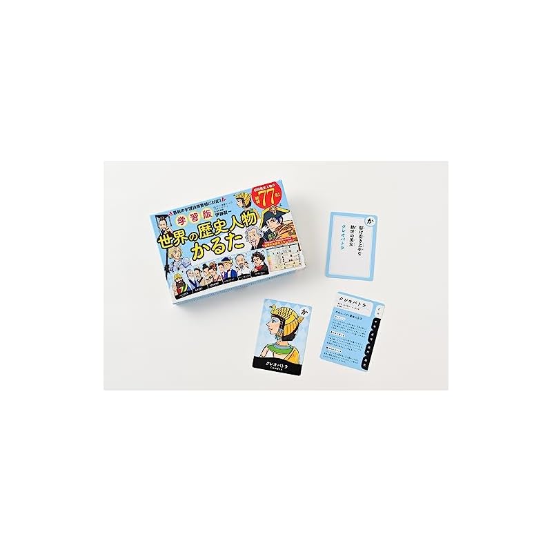 Gentosha Learning Edition World Historical Figures Karuta