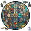 Non-Toxic Moon A3/A4/A5 Size Wood Jigsaw Puzzle With For Adults Children Not Common Shape A Gifts For Parent-Child Games And Family Fu