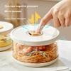 Glass Airtight Containers Heat Resistant Lunch Box Food Storage Box For Frozen Rice Salad Bowl