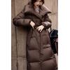 Demana Women's Large Lapel 90% Duck Down Puffer Jacket