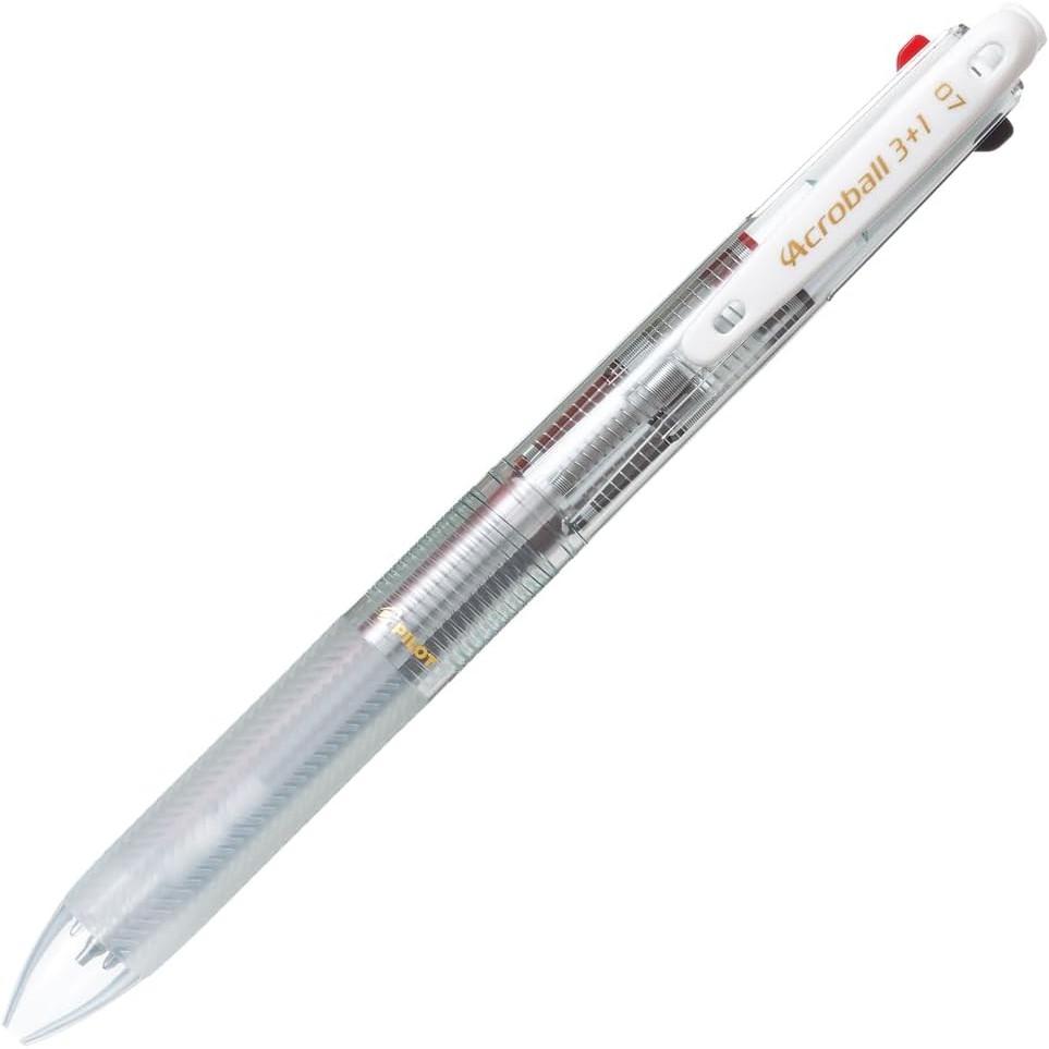 PILOT Acroball 3+1 Multifunction Pen Navy - Black Red Blue 0.7mm Plus Mechanical Pencil
