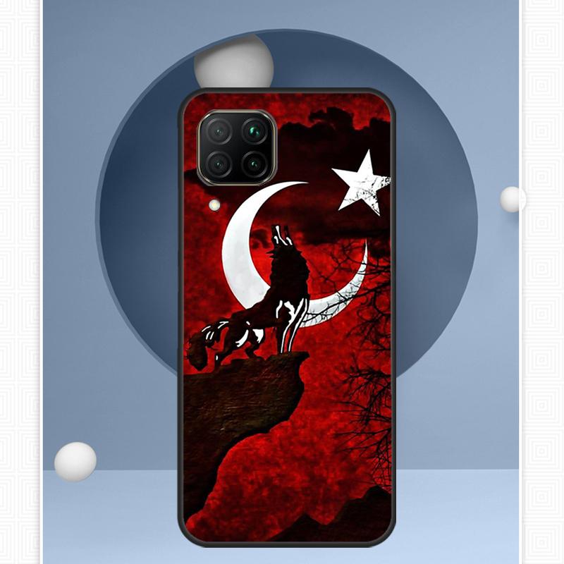 Cool Turkey Flag For Huawei Nova Y91 Y60 Y70 Y72 Y90 Y61 12s 12i 11i 8i 10 9 SE P20 P40 Lite P30 P60 Pro Case