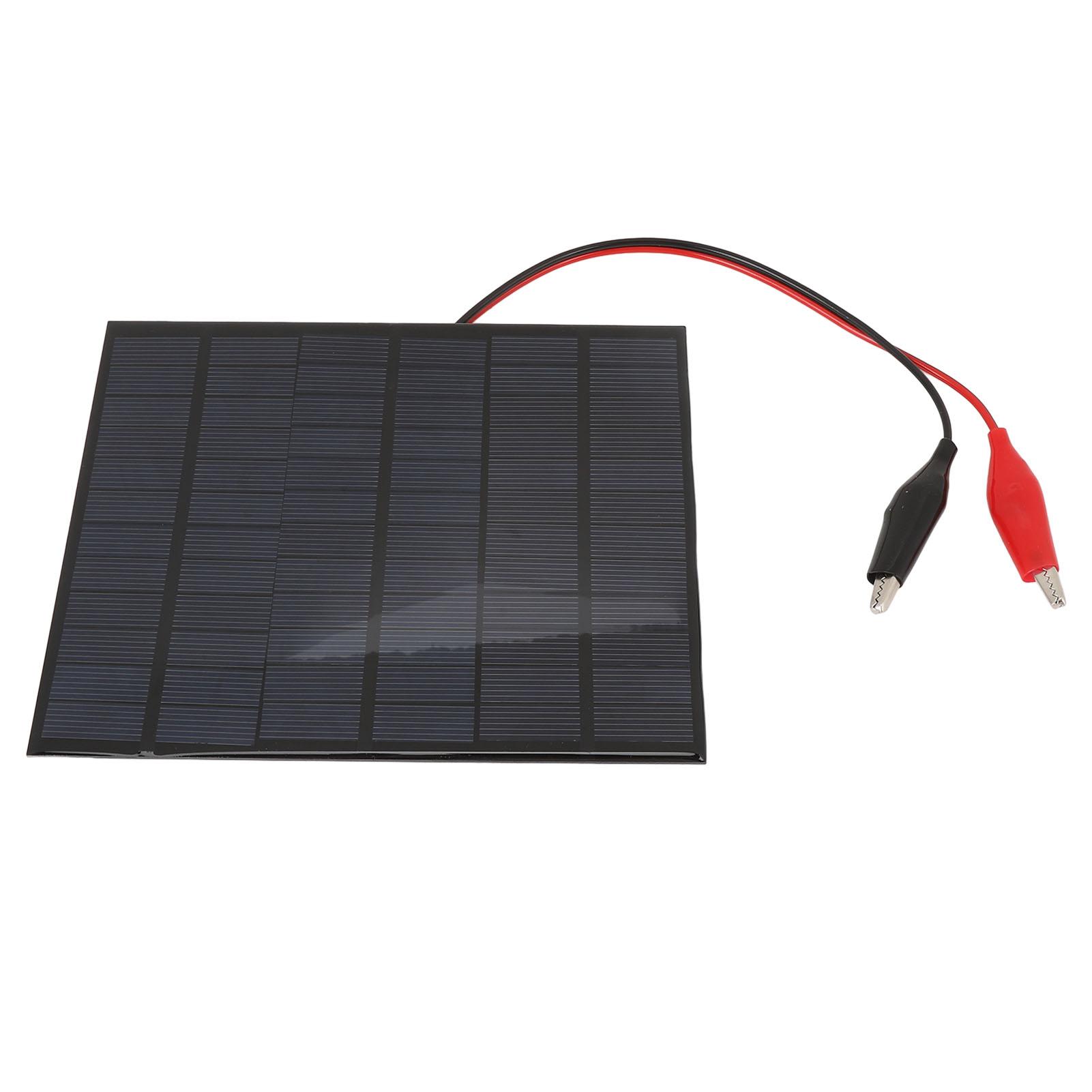 

3,5 Вт 18 В солнечное зарядное устройство с Tiger Clip поликристаллическая силиконовая солнечная панель для самостоятельного изготовления