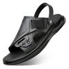 Fashion Sandals 2025 New Two Wear Sandals Casual Summer Soft Leather Soft Bottom Outerwear Men's Shoes Beach Shoes