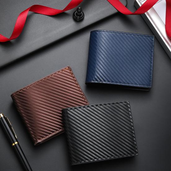 Men Card Wallet Bifold Slim Wallet Minimalist Short Wallet Pocket Card Holder Gift for Father Husband Boyfriend