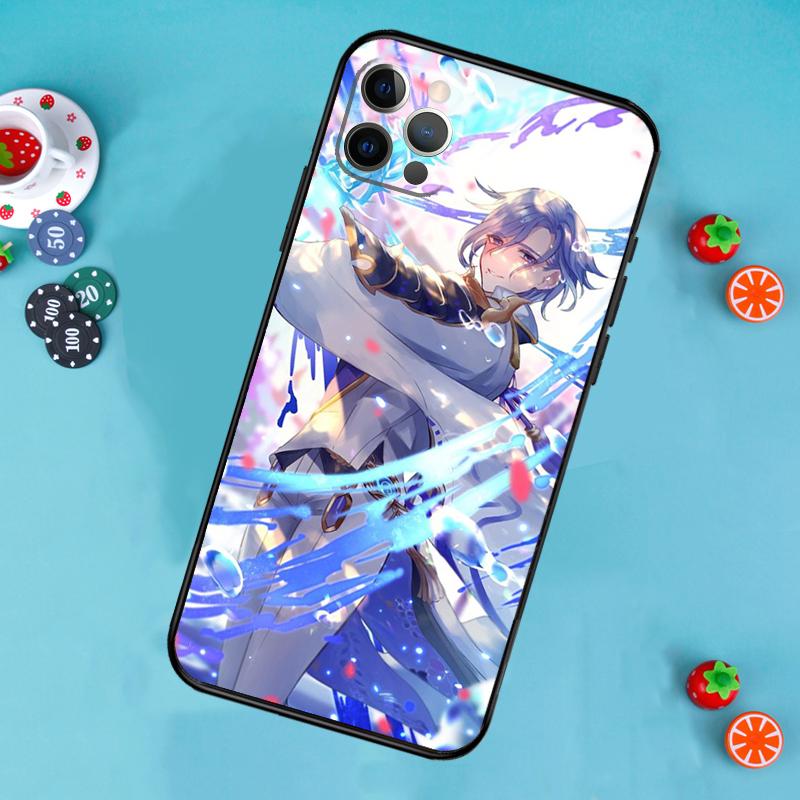Kamisato Ayato Genshin Impact Phone Case For iPhone 17 Air 16 15 14 13 12 11 Pro Max 12 13 mini 15 16 Plus 16e Cover Funda