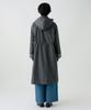 Afternoon Tea Living Stand Collar Charcoal Gray Raincoat/Poncho JK16, Raincoat,