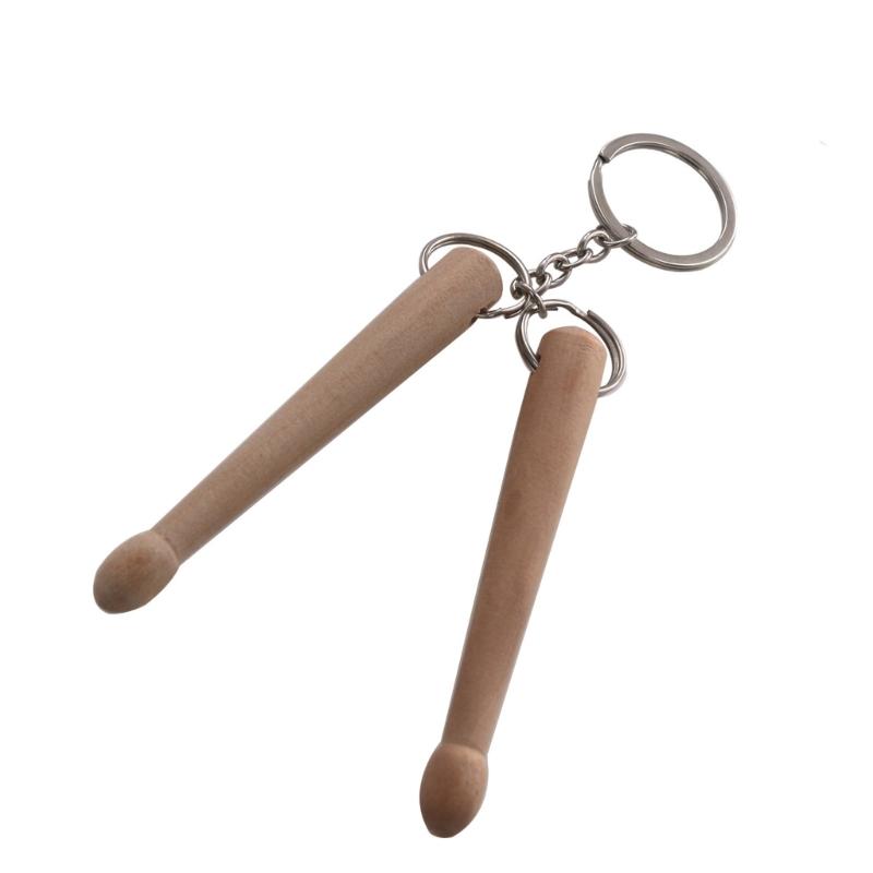 Portable Small Drumstick Keychains Charm Pendant Fashion Accessory For Drummers And Music Fan Parties Decoration
