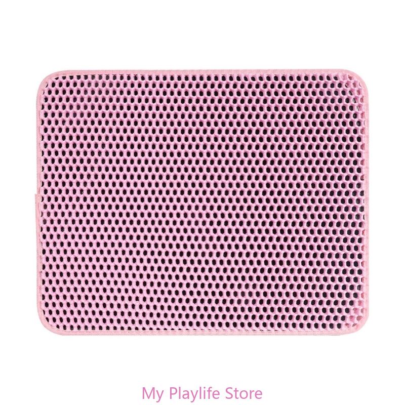 Katzenstreumatte, wasserdicht, weniger Abfall, leicht zu reinigen, Streukontrolle, Katzenstreuunterlage, Teppichmatte für Katzentoiletten