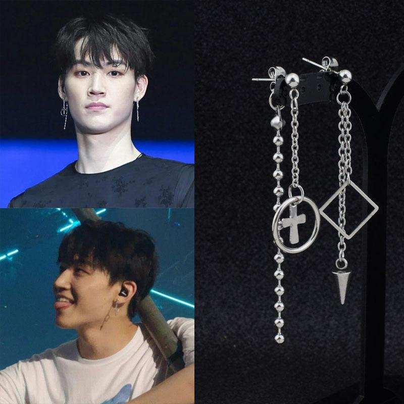 

Серьги-цепочки с заостренными конусами, серьги, мужские и женские серьги, зажимы для ушей оптом