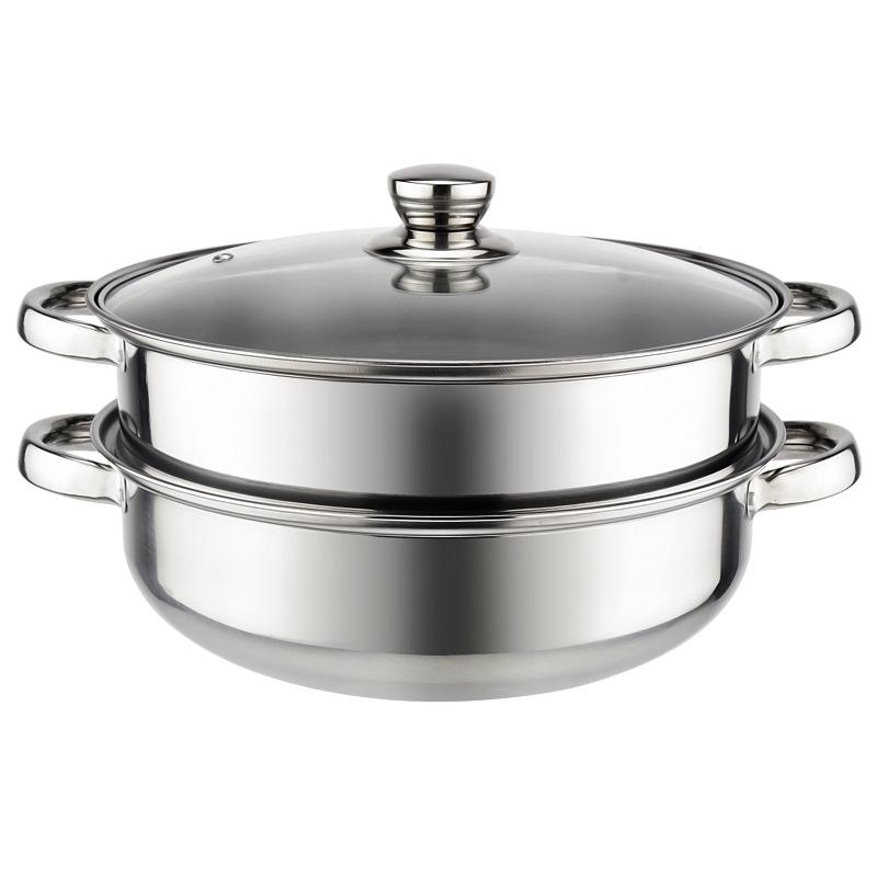 2025 Year of the Snake Gift: Stainless Steel Steaming Hot Pot & Induction Cooker