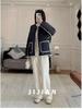 Casual Color-Blocked Quilted Cotton Jacket with Large Patch Pockets