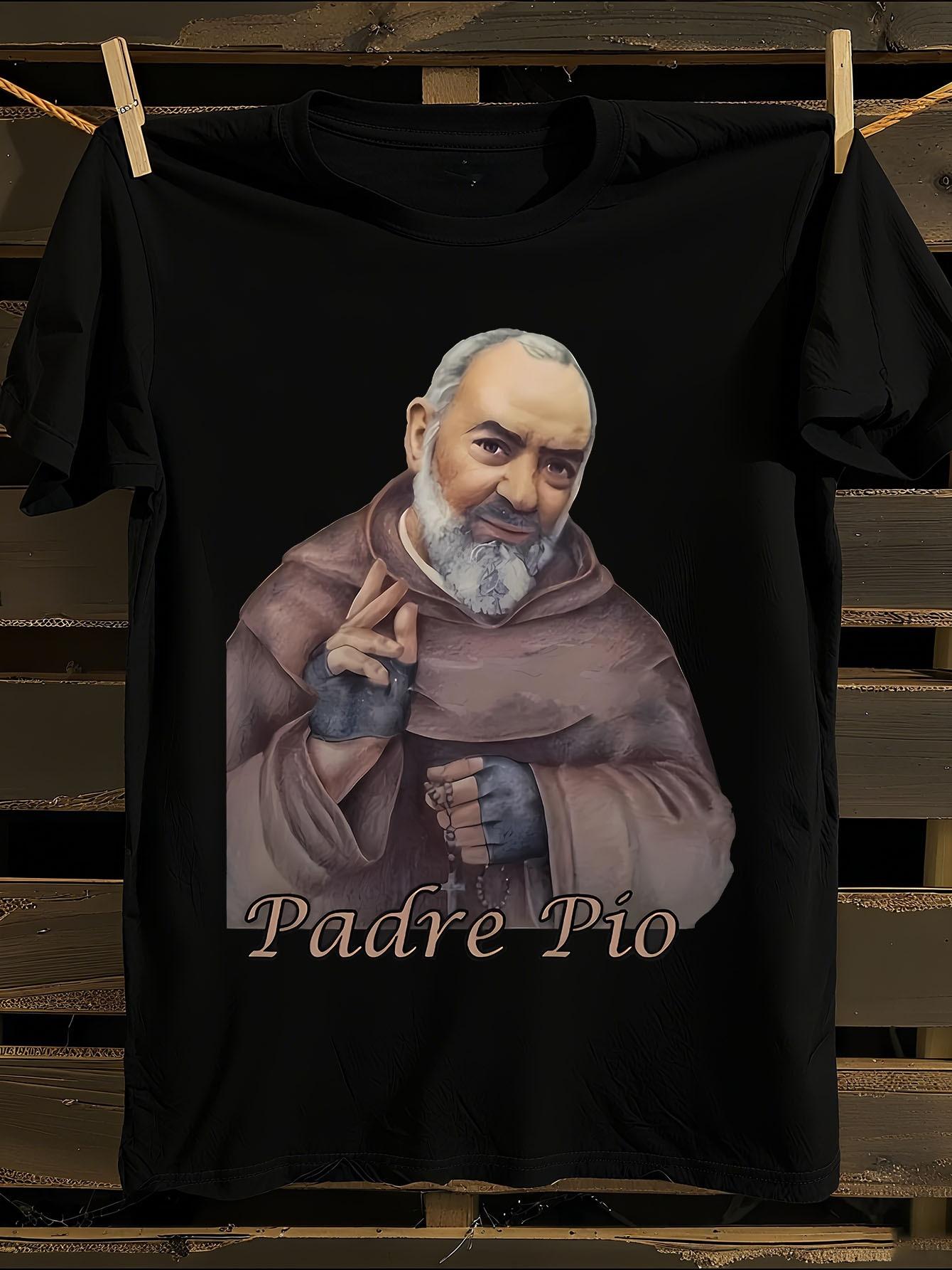 Padre Pio Saint Pio of Pietrelcina Francesco Forgione T-s... M