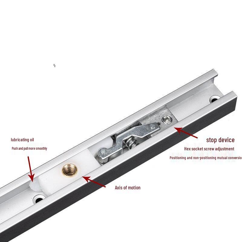 Verdeckter quadratischer Türschließer