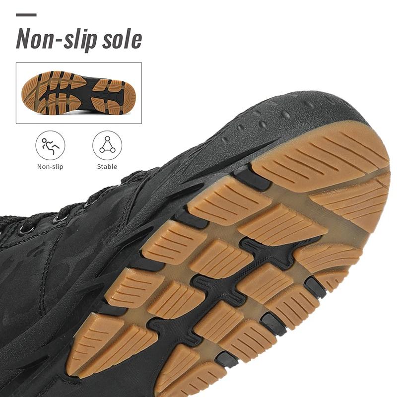 Fashion Men Winter Snow Boots Super Warm Men Hiking Boots Waterproof Men's Boots Outdoor Sneakers Non-slip Rubber Men's Work Ankle Boots