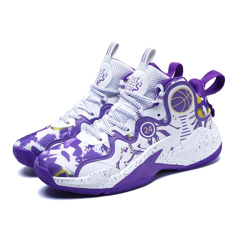 "Kobe Youth  Spring/Summer Boys' Waterproof Leather Basketball Shoes for Training"