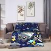 Dandys World Pebble  Blanket  Fleece Novelty Warm Throw Blankets for Bedding Lounge Spring Autumn