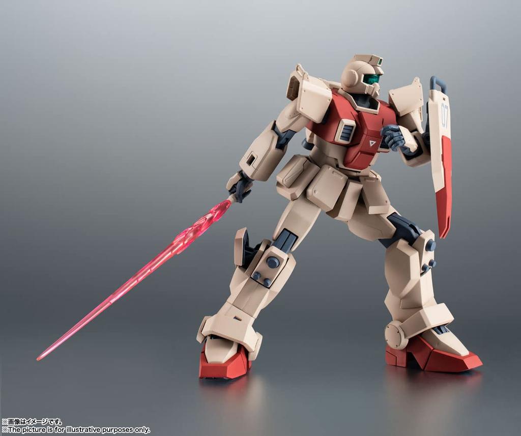 TAMASHII NATIONS ROBOT SPIRITS Mobile Suit Gundam The 08th MS Team Ground Type GM Approximately 125mm PVC ABS Painted Movable Figure [SIDE MS]