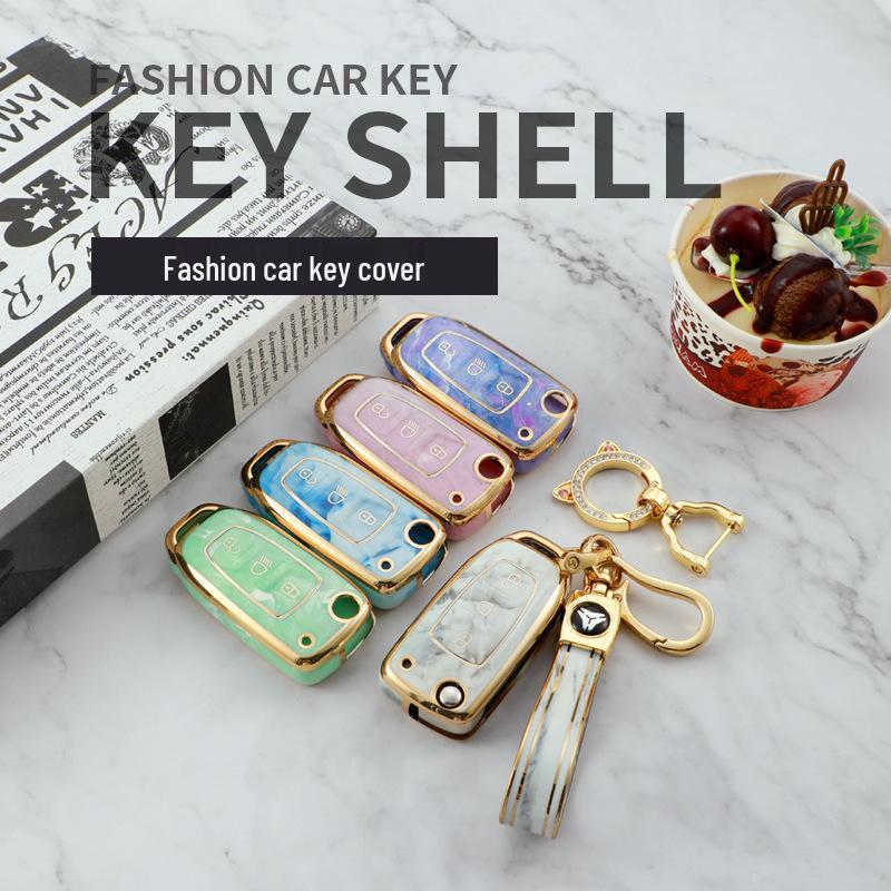 Tata Car Folding Key Case with Buckle - Cross-Border Bestseller In India