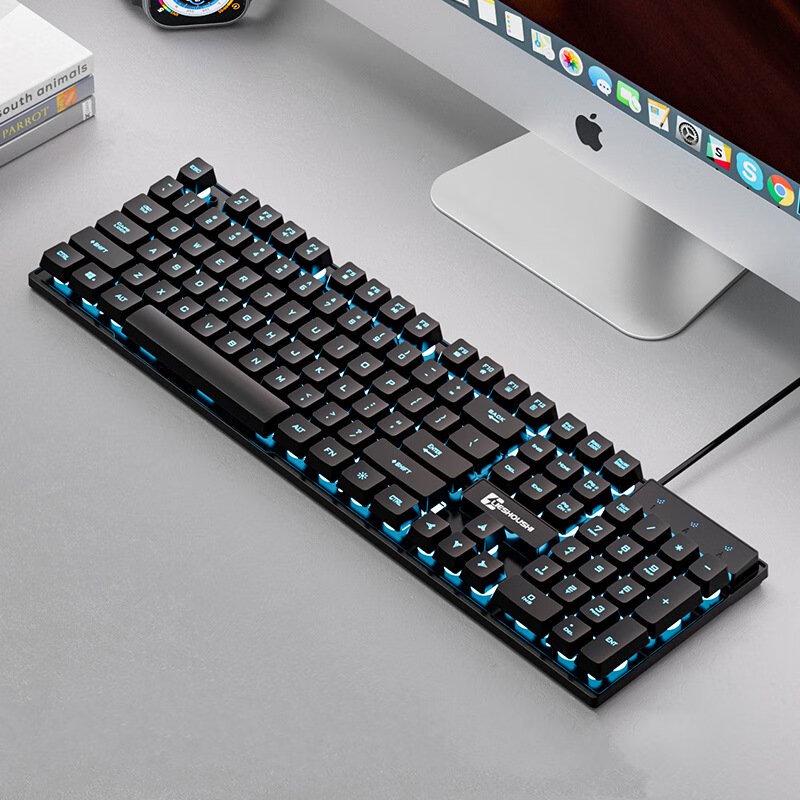 

Qisha Mechanical Feel Wireless Keyboard and Mouse Set