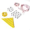 12 Pieces Hair Ties Elastic Hair Scarves Silk Satin Hairbands Chiffon Dot Stripe Floral Hair Ties Ponytail Holders Scrunchies Vintage Accessories for
