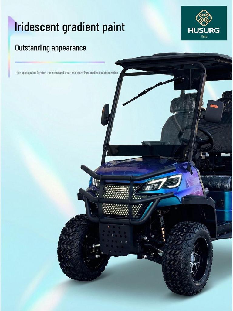 2-8 Seat Golf Cart for Tourist Areas, Hotels, and Scenic Tours