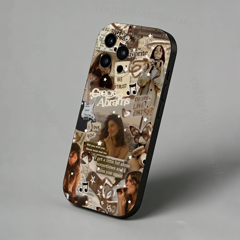 G-Gracie Abrams Singer iPhone Case For 17,16,15,14,13,12,11 Pro,Max,Plus,X,XS,XR,SE,Mini Back Protector Cover