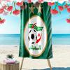 Algeria National Football Team Print Beach Towel, Large Soft Quick Dry Towel for Beach Camping Swimming