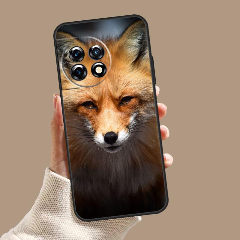 Cute Fox In Autumn Case For OnePlus 10T 8T 9R 10R 12R OnePlus 12 11 9 10 Pro Nord 2 CE 3 Lite N10 N20 N30 Cover